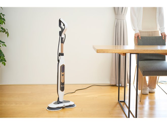 Shark、掃除性能と利便性が向上した新モデル「回転スチームモップ