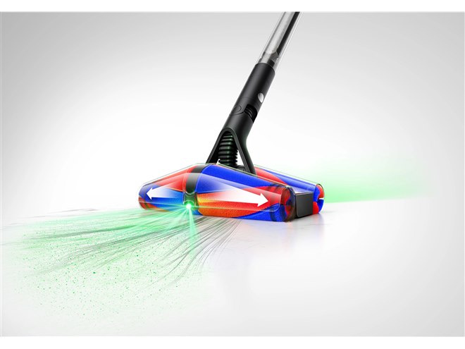 ダイソン、直径38mmのスリムで軽量なコードレス掃除機「Dyson