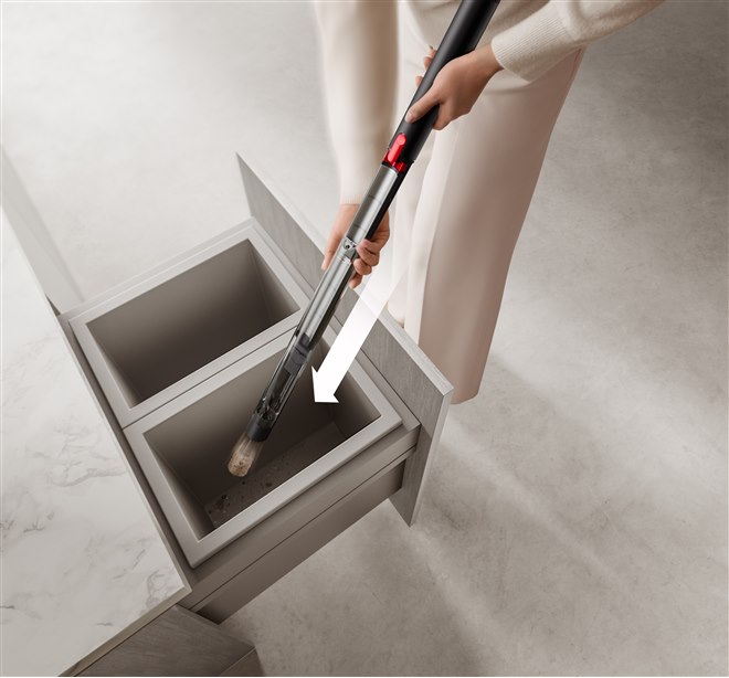 ダイソン、直径38mmのスリムで軽量なコードレス掃除機「Dyson