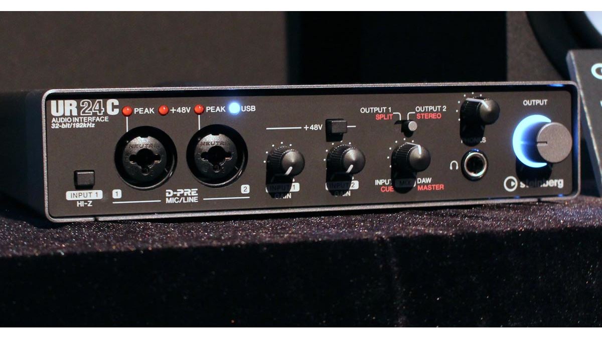 Steinbergの最新USBオーディオIF「UR24C」も！ ヤマハ2020年楽器新
