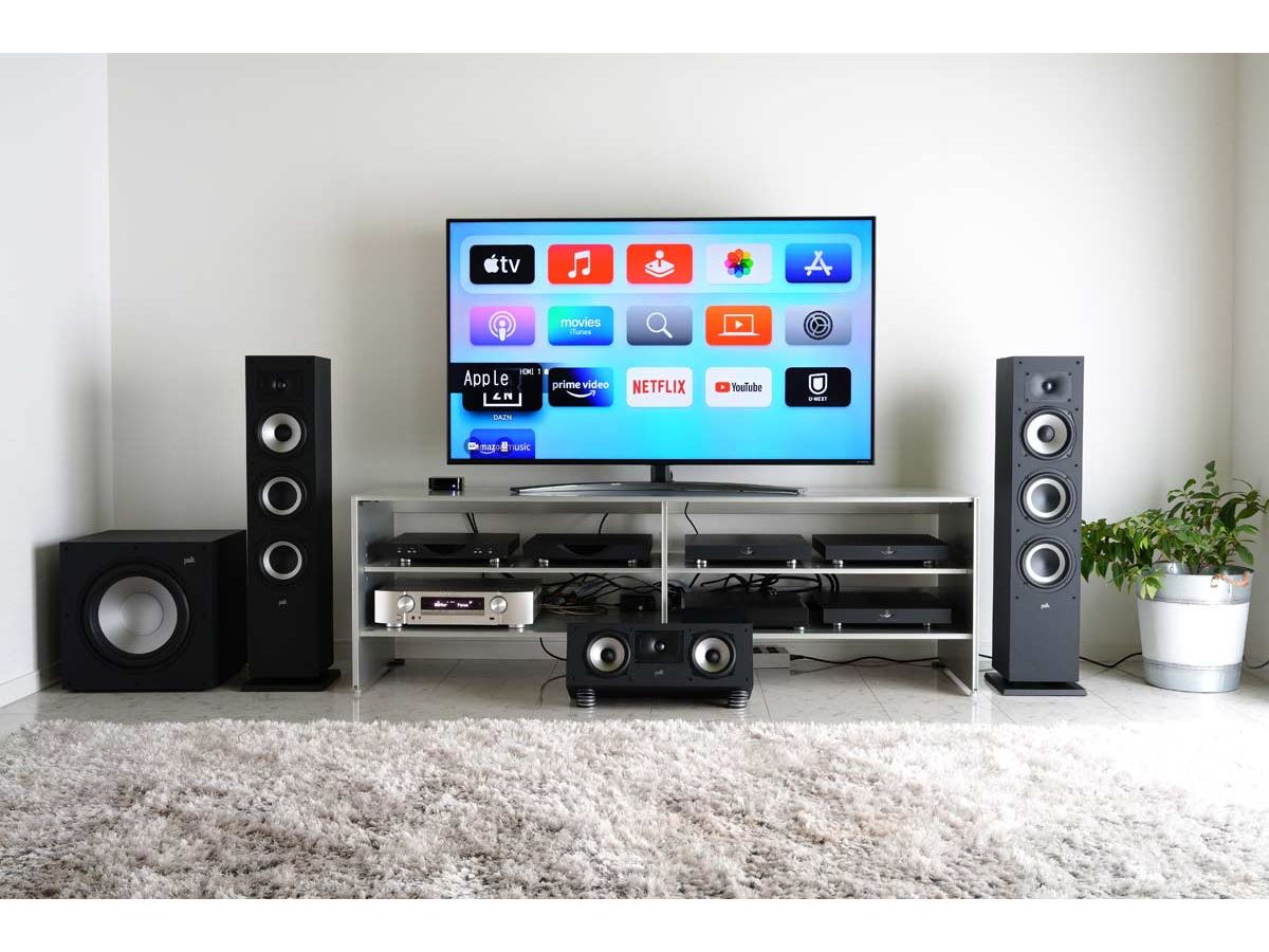 テレビ台CAV スピーカー システム ブラック 引き取り限定】スピーカー