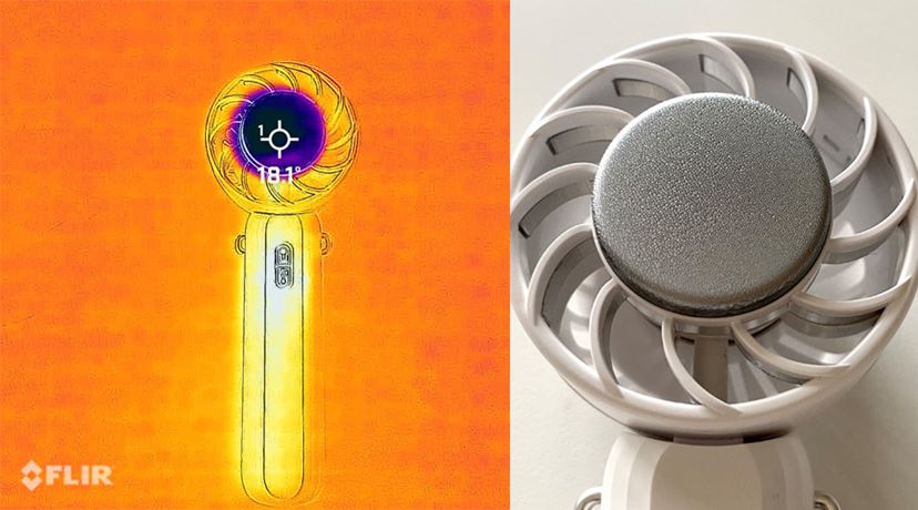 ニトリ 強風冷却プレートハンディファン 新品未使用】ニトリ 強風 冷却