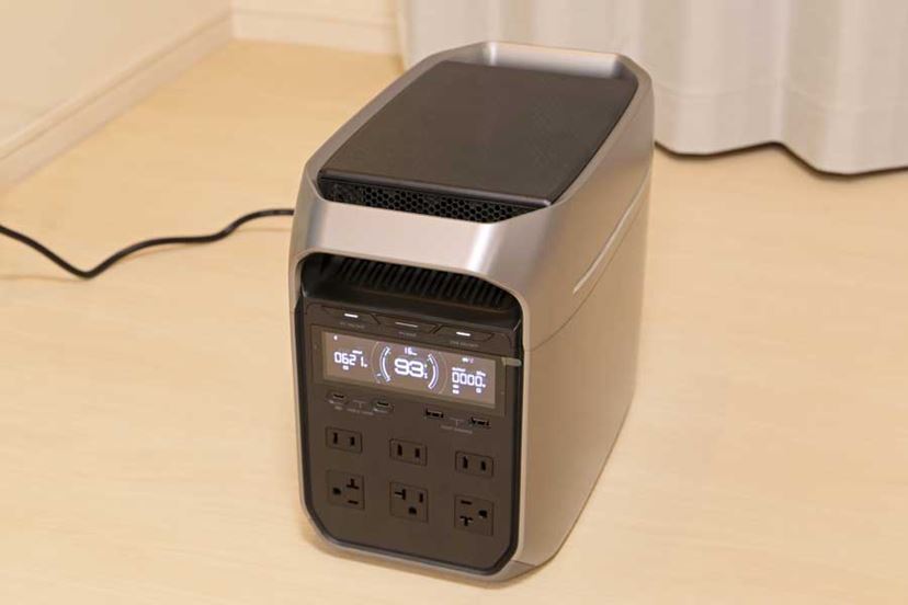 台風・大雨接近時に自動で満充電になるポータブル電源「EcoFlow DELTA