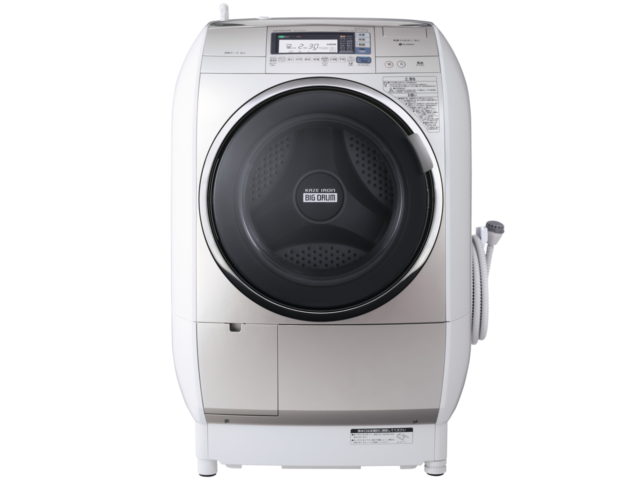 HITACHI BD-V3500 ドラム式洗濯機 9/6kg HITACHI 9/6kgドラム式洗濯機