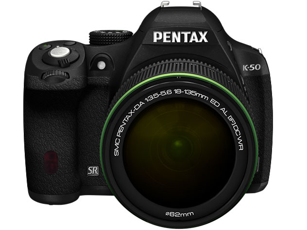 PENTAX K−50 K-50 BLACK レンズ3点セット カメラケース付