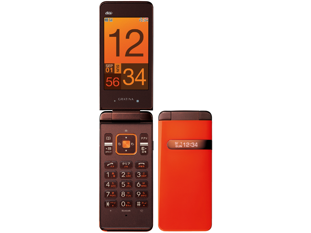 携帯電話本体 au KYOCERA KYY06 Galakei 5552 京セラ GRATINA KYY06