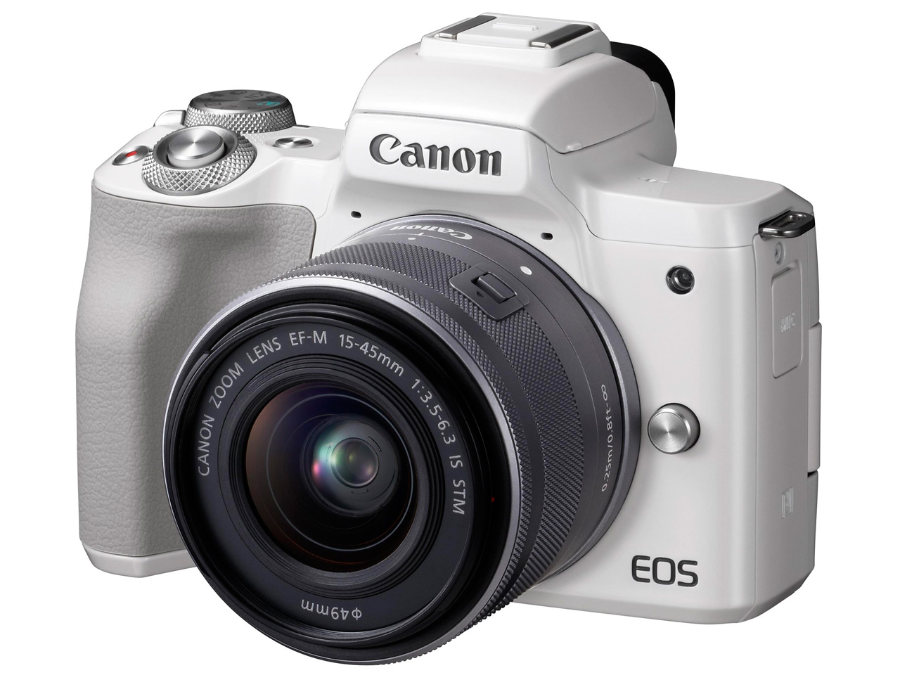 CANON EOS Kiss M EF-M15-45 IS STM レンズキット [ホワイト] 価格比較