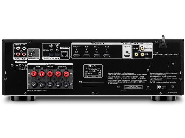AVR-1713-K [ブラック]の製品画像 - 価格.com