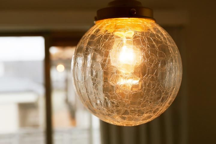 ペンダントライト 照明器具 ガラス 暁月 クリア｜デザイン照明のCROIX