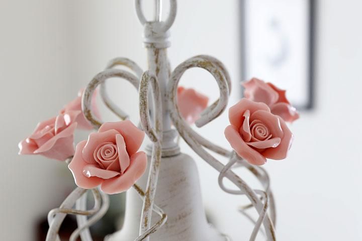 プチシャンデリア 薔薇 バラ 輸入照明 Rosary｜デザイン照明のCROIX