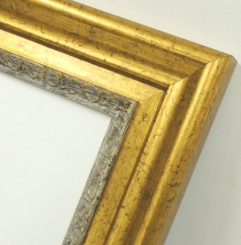 残り僅か】8164 ゴールド 15角デッサン額縁 正方形 アウトレット・特価