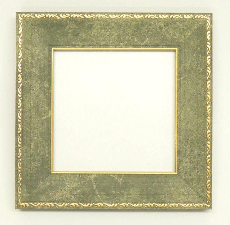 8139 グリーン 100角 ワンランク上のアートに 日本製 ミニ額 限定品