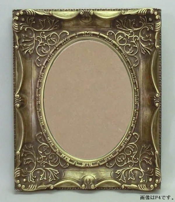 アンティーク 金色 油彩画 油絵 ゴールド F6サイズ フレーム 額縁