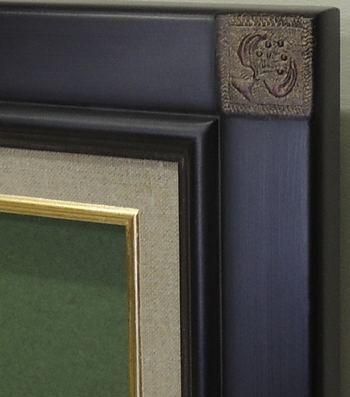 H a rr yP30 油彩額縁 黒 アクリル付き H a rr yP30 油彩額縁 黒