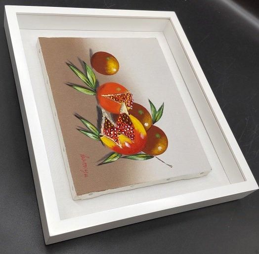 中川力 絵 ばら 額縁付き ばら | ｜正光画廊