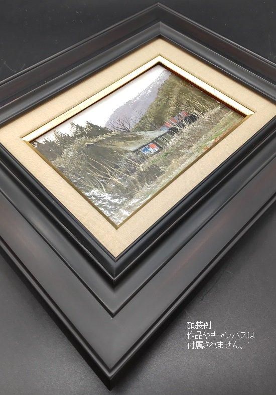 ゆきのした油絵F3(273×220mm)