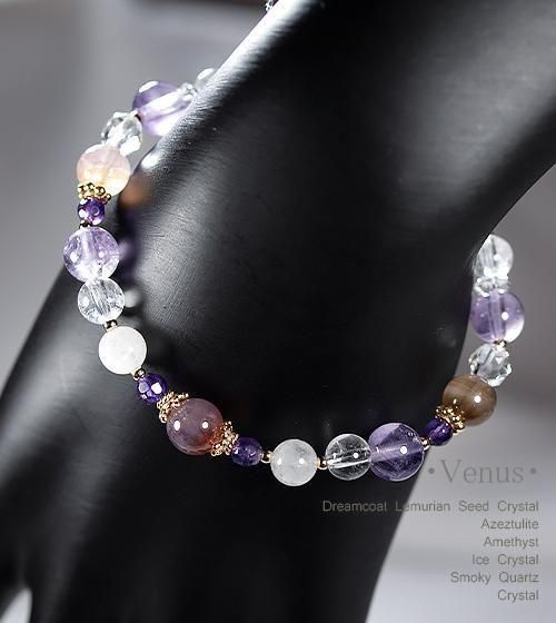 ドリームコートレムリアンシードクリスタル＆アゼツライト【光の