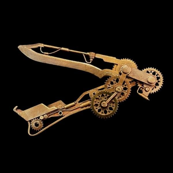 即納可能］【Gimmel Garden】トナカイ脅し（アンティークゴールド