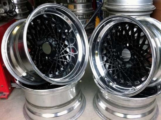 深リム SSR FMメッシュ 8J/10J-16 4本セット 売約済 - アルミ