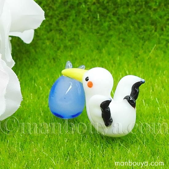 赤い鳥の形 ガラス細工 マルタイガラス 赤い鳥の形 ガラス細工