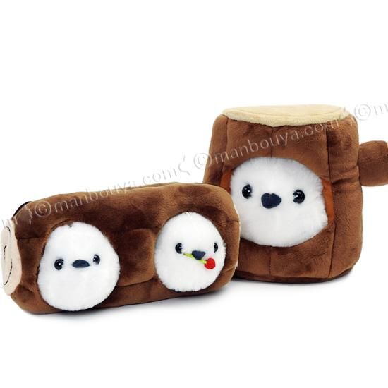 ぬいぐるみ 木の切り株 お家 ぬいぐるみ 木の切り株 お家