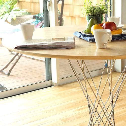 イサム・ノグチ/サイクロンテーブルCycloneTableФ110【木目天板