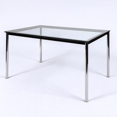 ル・コルビジェ/LC10ダイニングテーブル【W120×D80】スティールライン