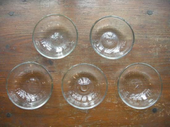 吹きガラスカットガラス小鉢