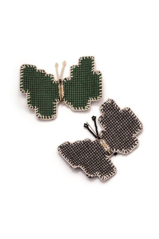 ミナペルホネン ブローチ mina perhonen stitch garden ブローチ