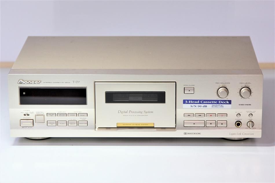 パイオニア ALCA・TDNS搭載ダブルリバースカセットデッキ T-W01AR美品