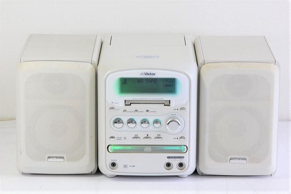 Victor ミニコンポ UX-KX1-H ラジカセ CD MD カセットラジオ
