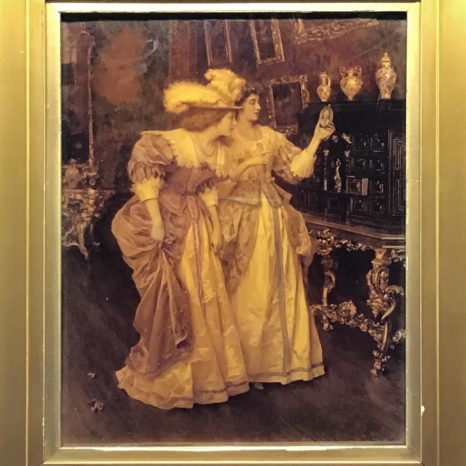 英国製ビクトリアン クリストリウム絵画 - 鎌倉アンティークス