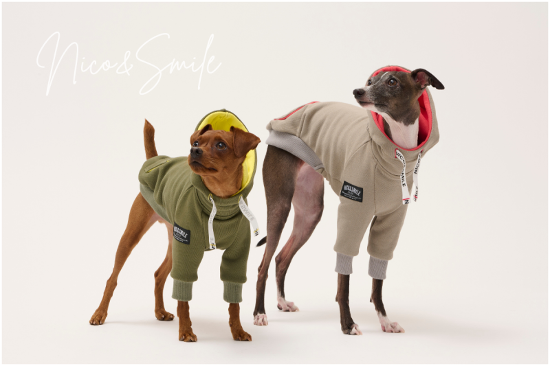 ミニピン】《既製商品》POP ARMY フーディ（カーキ×イエロー