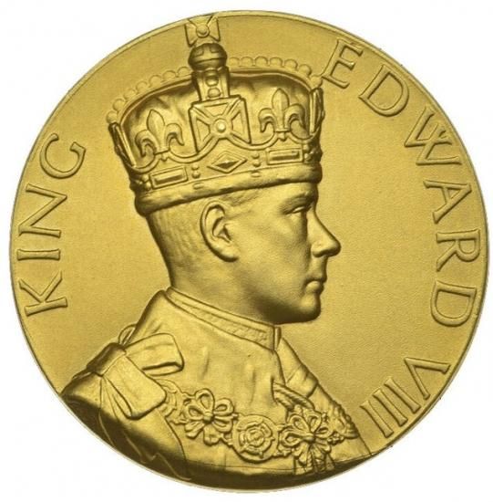 イギリス 1936 エドワード8世 退位記念メダル NGC MS66! 発行枚数100枚