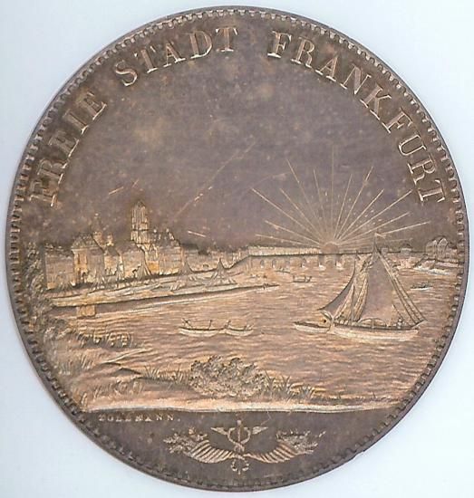 フランクフルト 都市景観 2ターラー銀貨 1841年 JCC | ジャパンコイン