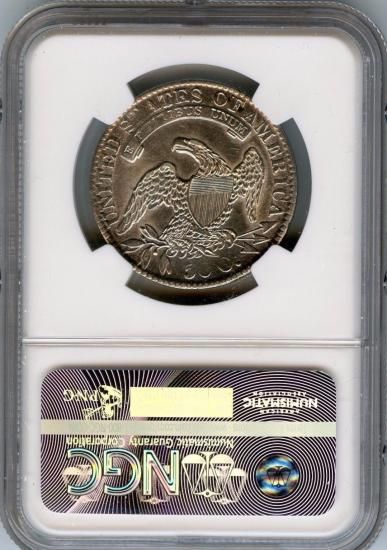 アメリカ 1831 50セント ハーフダラー 銀貨 キャップドバスト NGC MS61