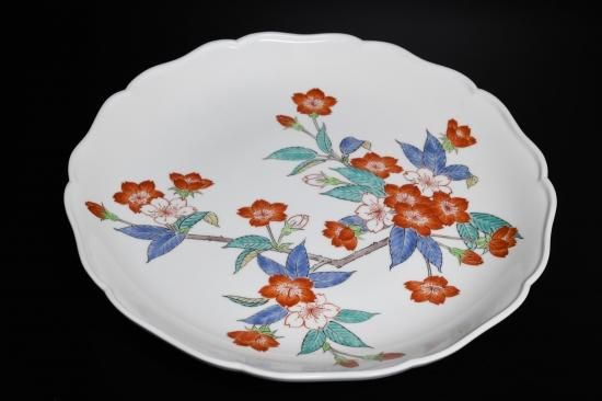 十三代 酒井田柿右衛門造 絵皿 十三代 酒井田柿右衛門造 絵皿 十四代