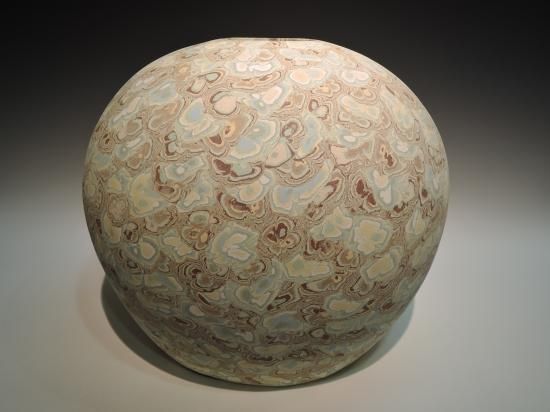 送料無料人間国宝【松井康成】造 練上げ嘯裂文葉皿2枚 幻の傑作 共箱