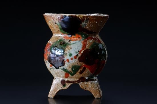 河井寛次郎／三色扁壷 KAWAI Kanjiro / Sansyoku Henko - ギャラリー