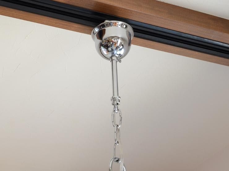 ヴィンテージ ミルクガラス5灯シャンデリア｜アンティーク照明・ランプ