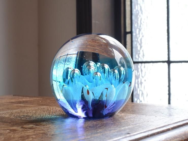 ヴィンテージ ガラス ペーパーウェイト｜アンティーク雑貨｜CHELSEA