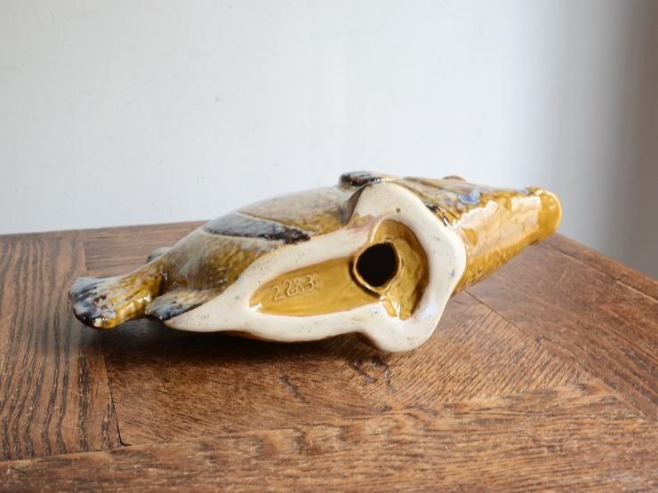 フランスビンテージ壁掛け セラミックフィッシュ 陶器 魚 フランス