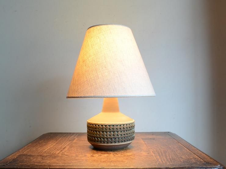 ヴィンテージ 陶器 テーブルランプ (H28cm)｜アンティーク照明・ランプ