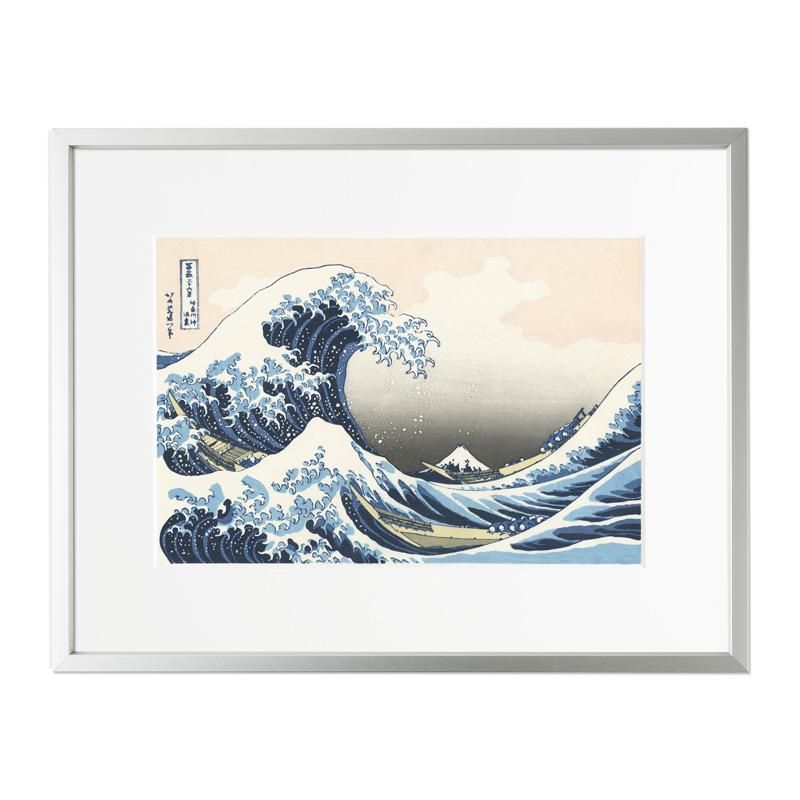 本格手刷り版画 葛飾北斎 富富獄三十六景 外枠49×34㎝ アダチ版画#203