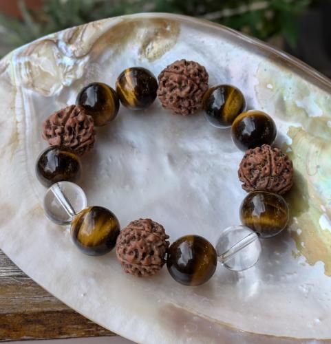 ルドラクシャ ブレスレット | 健康運・成功運 - Crapemyrtle