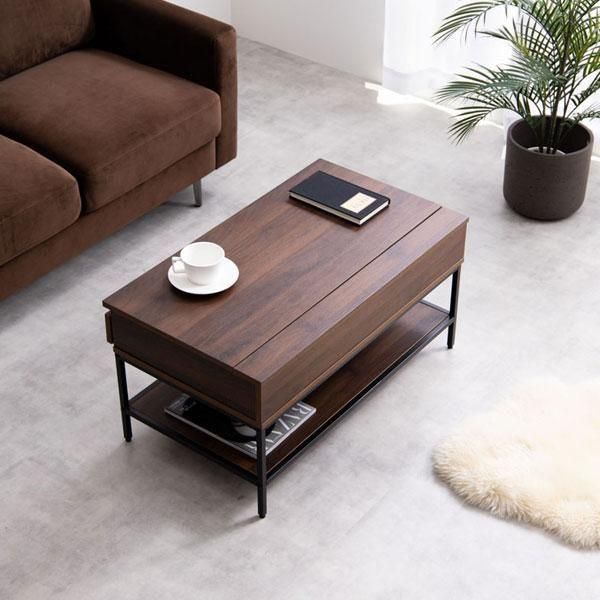 昇降式リビングテーブル（センターテーブル） Fika【フィーカ】W80