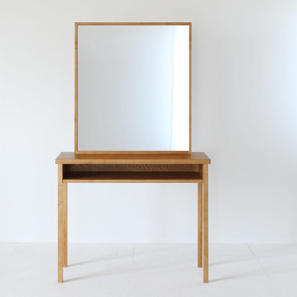 美容室サロン用セット面 ドレッサースタジオミラー フリール（チェリー