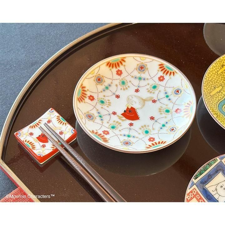 初代 中山梅山 箸置き 5個 九谷焼 未使用 九谷焼 箸置き 箸休め 5個