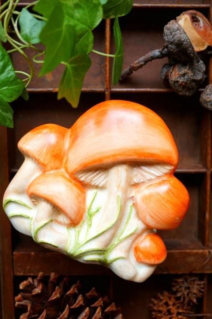 希少 Lucite Mushroom ヴィンテージ マッシュルーム 雑貨 キノコ