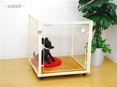 HAKOPE 圧迫感のないクリアサークル ペットサークル (6面パネル